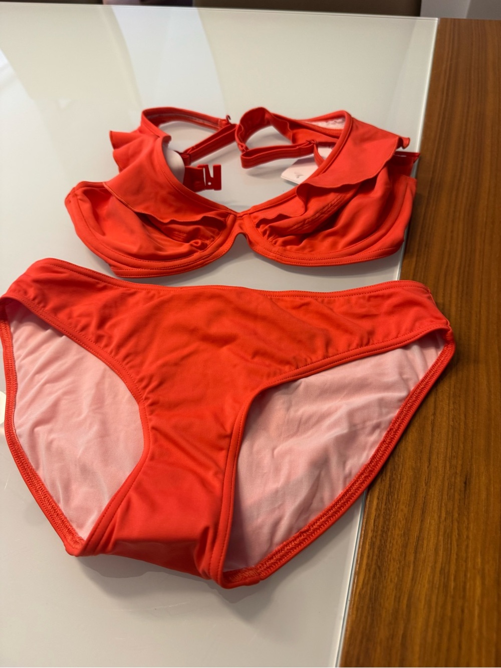 Freya orange Ruffle Underwire Bikini Set - Picture 5 of 6